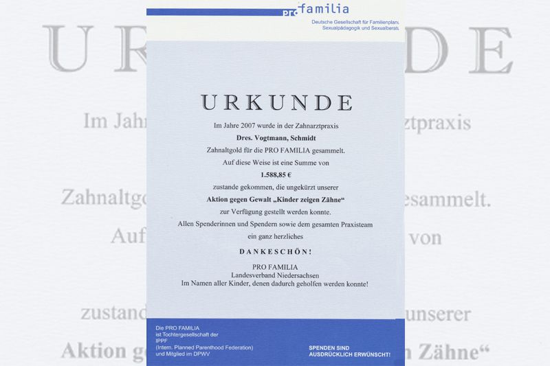 Ihre Wohlfühlpraxis“
Praxisgemeinschaft Dr. Roswitha Vogtmann, ZÄ