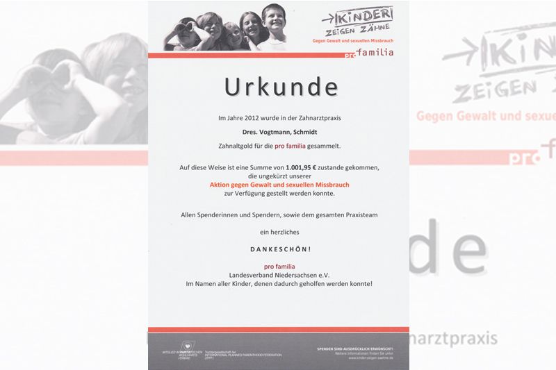Ihre Wohlfühlpraxis“
Praxisgemeinschaft Dr. Roswitha Vogtmann, ZÄ